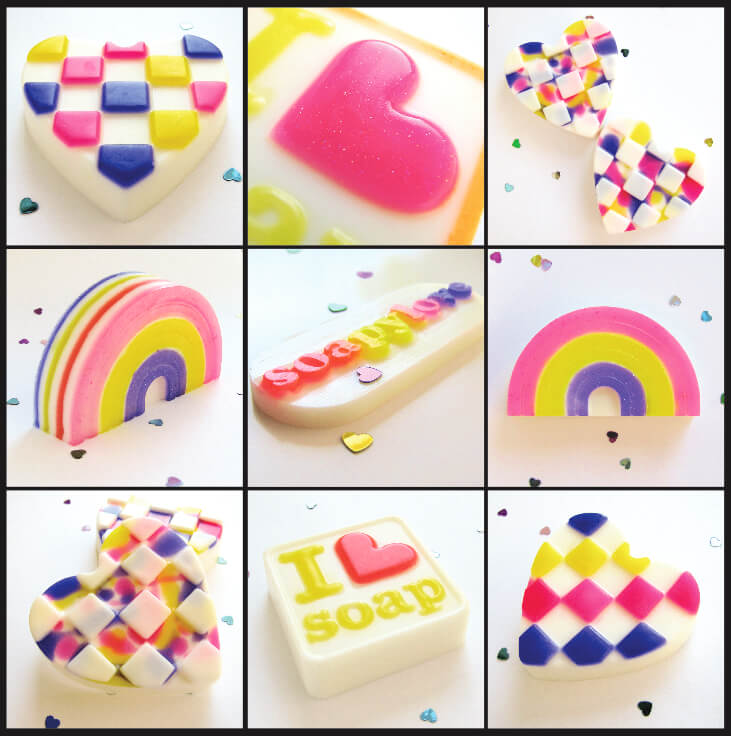 Neon soaps
