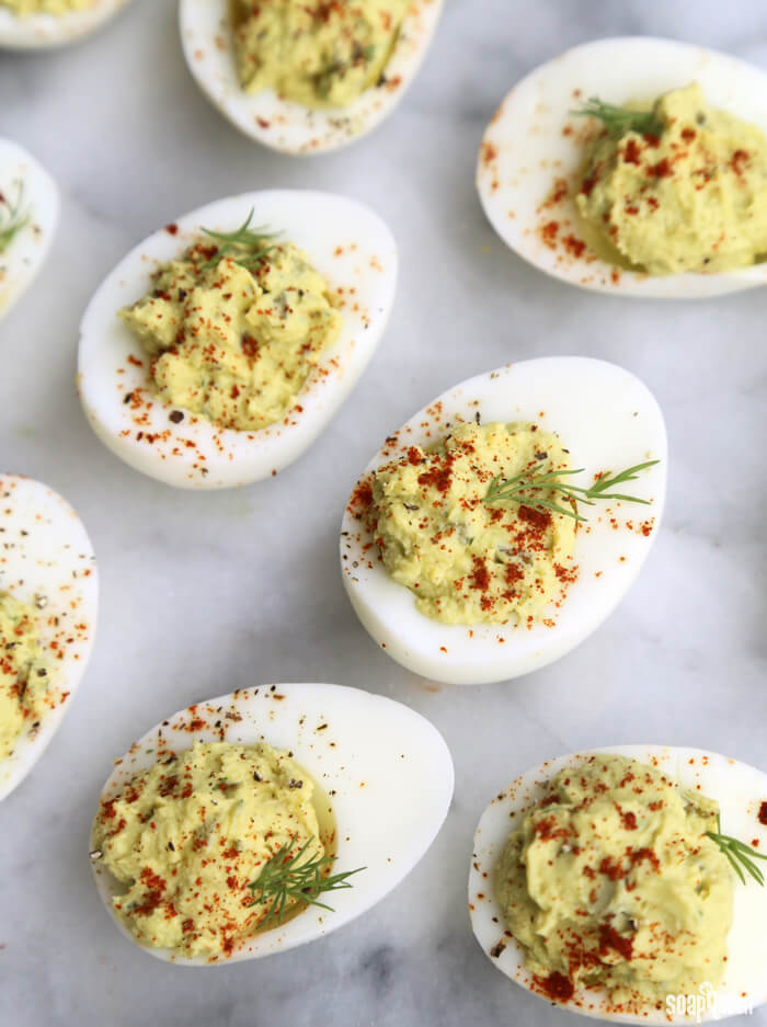 Avocado and Dill Deviled Eggs2