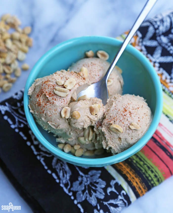 Spicy Peanut Butter Ice Cream