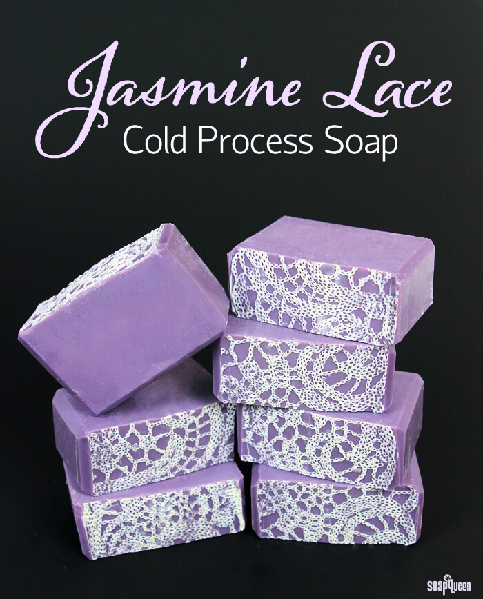 Jasmine Lace Cold Process Soap Tutorial
