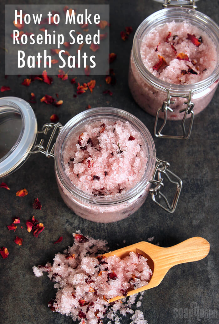 How to Make Rosehip Seed Bath Salts