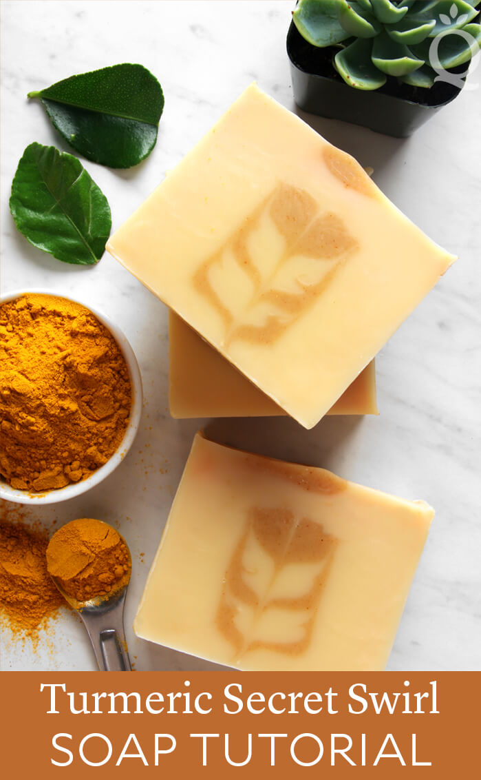 Turmeric Secret Swirl Soap Tutorial