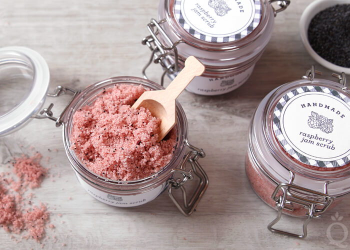 Raspberry Jam Salt Scrub