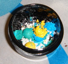 Making Smokey Green Eye Shadow