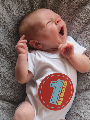 Jamisen is 1 month old May 2011