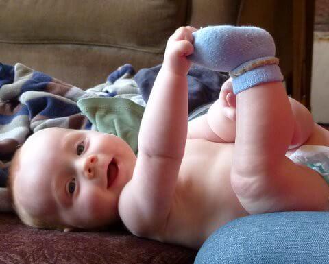 Doin' the Happy Baby yoga pose for Thanksgiving Thanksgiving 2011