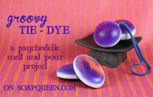 Tie Dye Swirl Soap