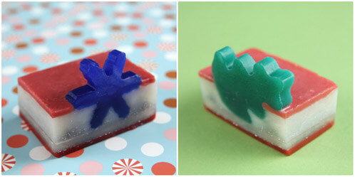 This Jolly Jubilee Embed Soap is the perfect gift and project for the holiday season!