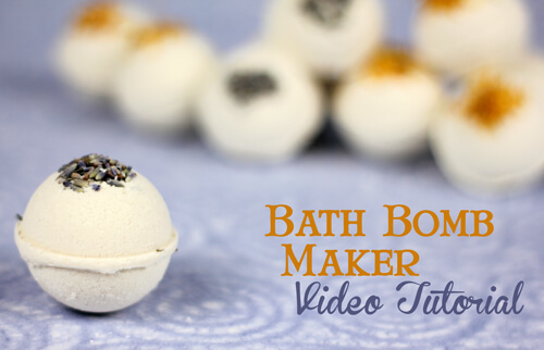 Bath Bombs made with the Bath Bomb Maker from Bramble Berry (say that 5 times fast)