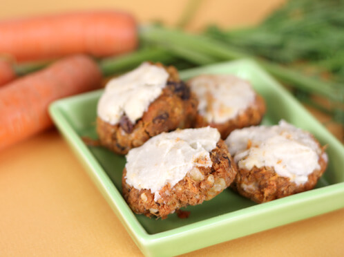 Yummy raw carrot cakes