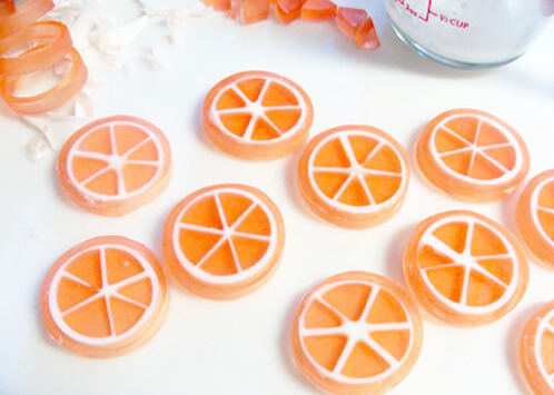 Citrus slice soap
