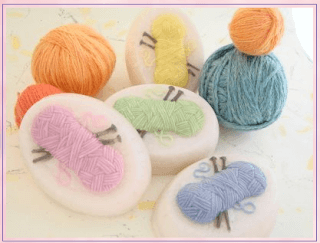 Knitting soap