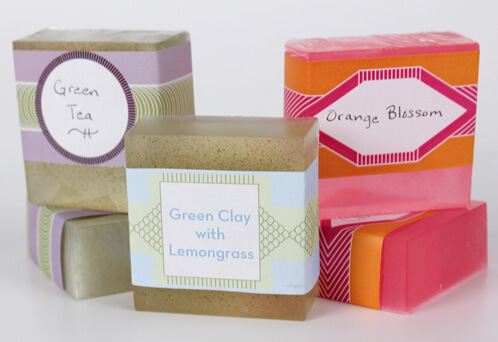 Soap made in our 12 bar silicone mold