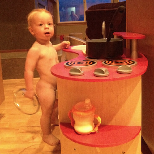 Jamisen in the Kitchen