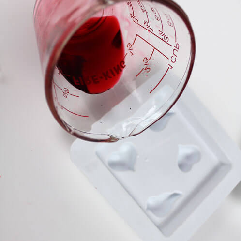 Pouring Tiny Hearts and Birds