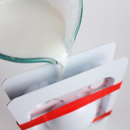 Pouring White Soap