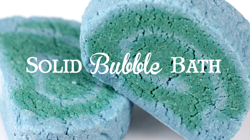 Solid Bubble Bath Recipe