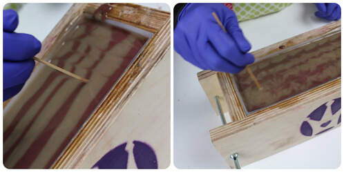 Swirling Top of Soap