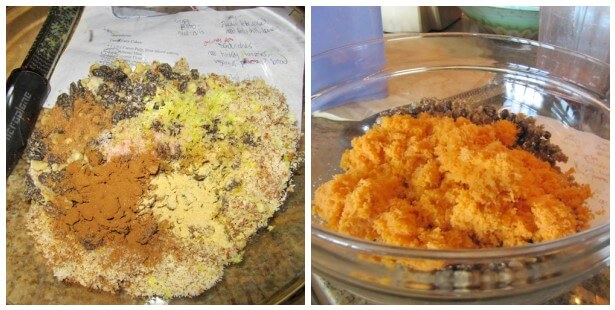 Mixing the dry ingredients